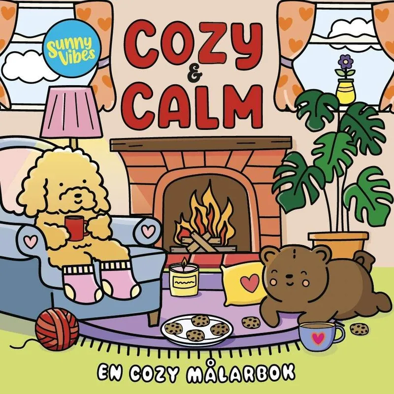 Målarbok: Cozy & Calm