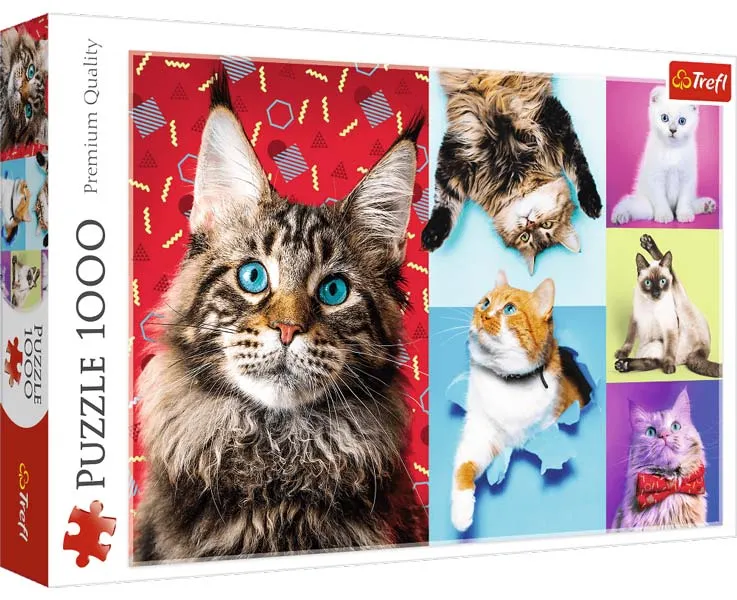 Pussel – Glada Katter 1000 Bitar