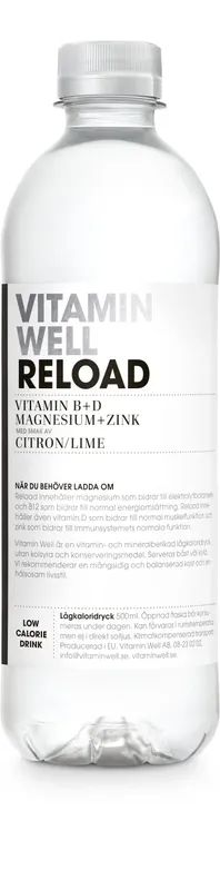 Dryck Vitamin Well Reload 50 cl PET inkl pant