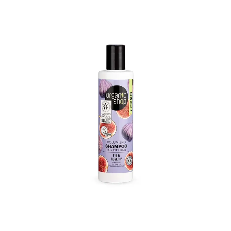 Organic Shop Volumizing Shampoo Fig & Rosehip 280 ml