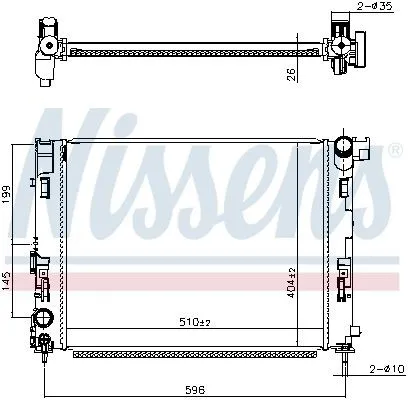 Kylare NISSENS 607086