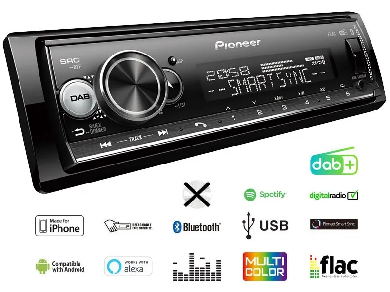 Bilstereo PIONEER MVH-S520DAB