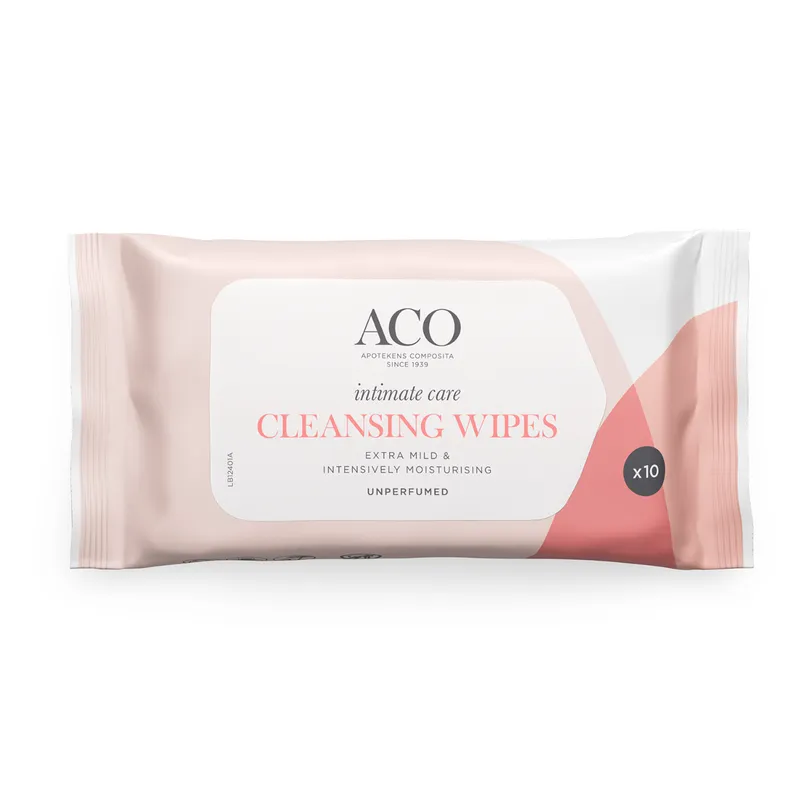 ACO Intimate Care Cleansing Wipes 10 st Intimservetter