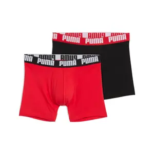 Puma Kalsonger 2P Men Everyday Basic Boxer Röd/svart bomull Small Herr