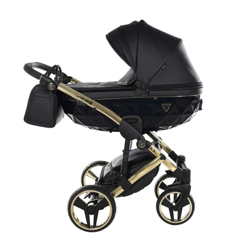 Junama Fluo Line Barnvagn V3, Svart