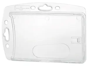 ID-korthållare DURABLE 890519, HxB: 5,4 x 8,7 cm, transparent, 10-pack