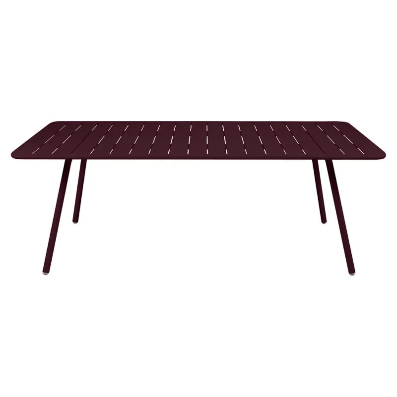 Fermob, Luxembourg matbord 100×207 cm Black Cherry