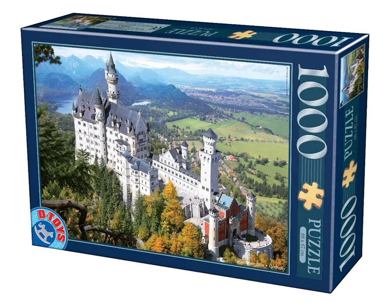 Dtoys Pussel – Neuschwanstein slott, Tyskland 1000 bitar