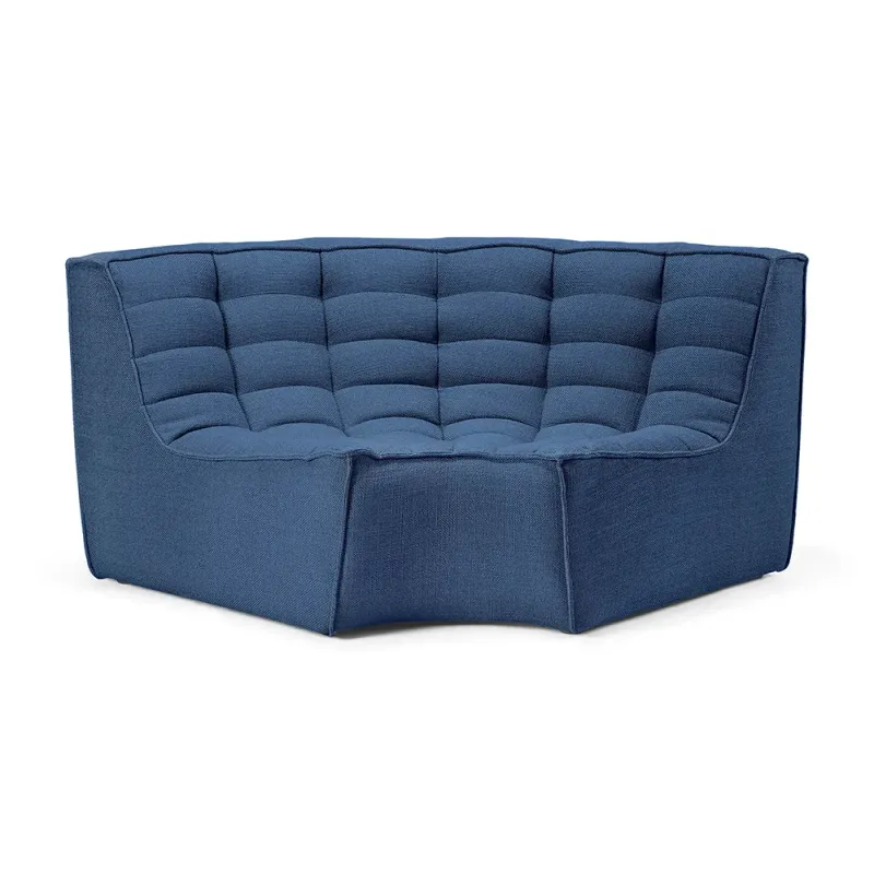 Ethnicraft, N701 Runt hörn Blue