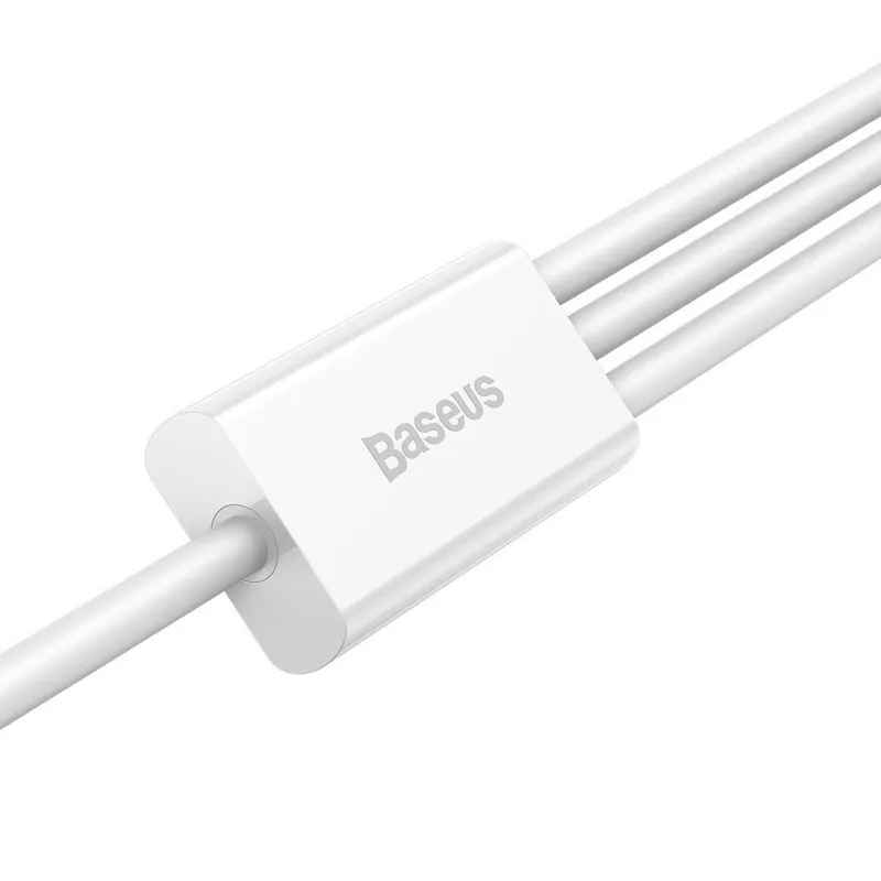 Baseus Superior Series USB to micro USB / USB-C / Lightning 3.5A 1.2m (white)