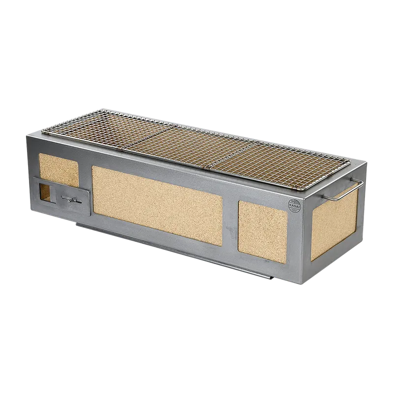 Kasai Konro Yakitori Grill Large V2 (Ram i Rostfritt Stål)