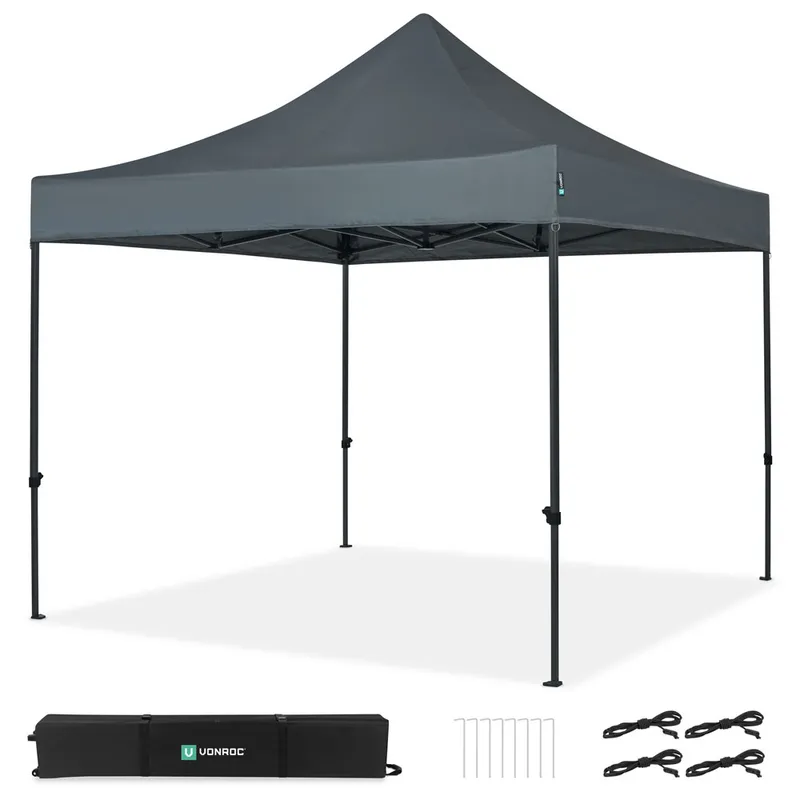Easy-Up Partytält – 3×3 m | Grå