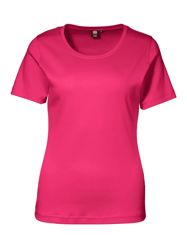 ID Interlock T-shirt för Kvinnor Pink (#3073)