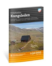 Kungsleden Friluftsatlas 1:50 000 Calazo
