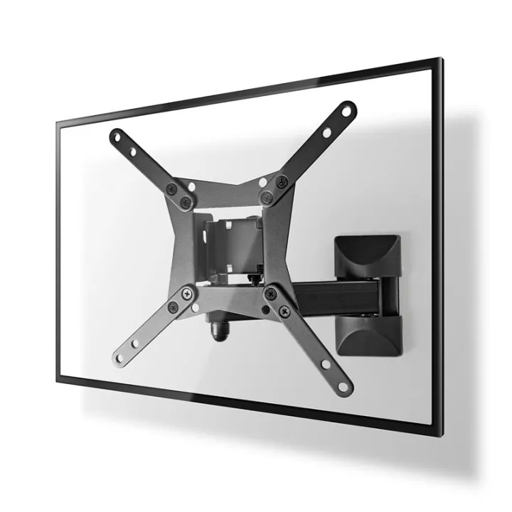 Nedis Tilt och vridbart TV väggfäste | 10 – 32 ” | Maximal skärmvikt som stöds: 30 kg | Går att tilta | Roterbar | Minsta väggdistans: 68 mm | Maximal