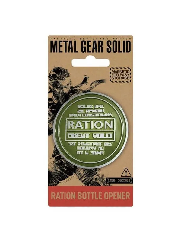 FaNaTtik - Metal Gear Solid Ration Bottle Opener - Flasköppnare