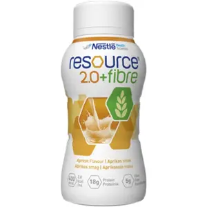 Resource 2.0+fibre - 4x200ml aprikos - 4 st
