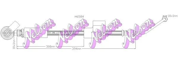 Bromsslang KAWE H6584