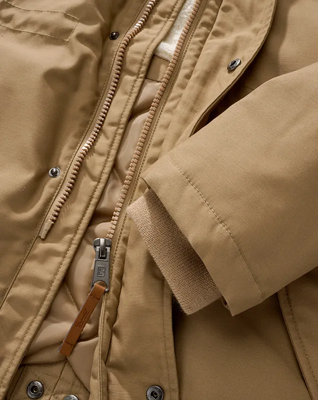 Brandit Marsh Lake Teddyparka för herr Beige (#7747)