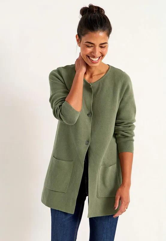 Cardigan i bomull (#8968)