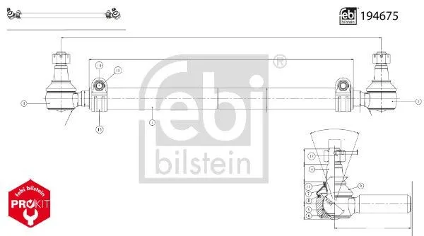Mittstång FEBI BILSTEIN 194675
