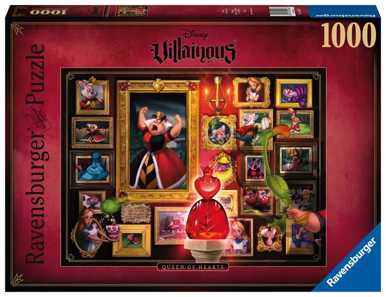 Pussel – Disney Villainous Skurkar – Hjärter Dam 1000 bitar