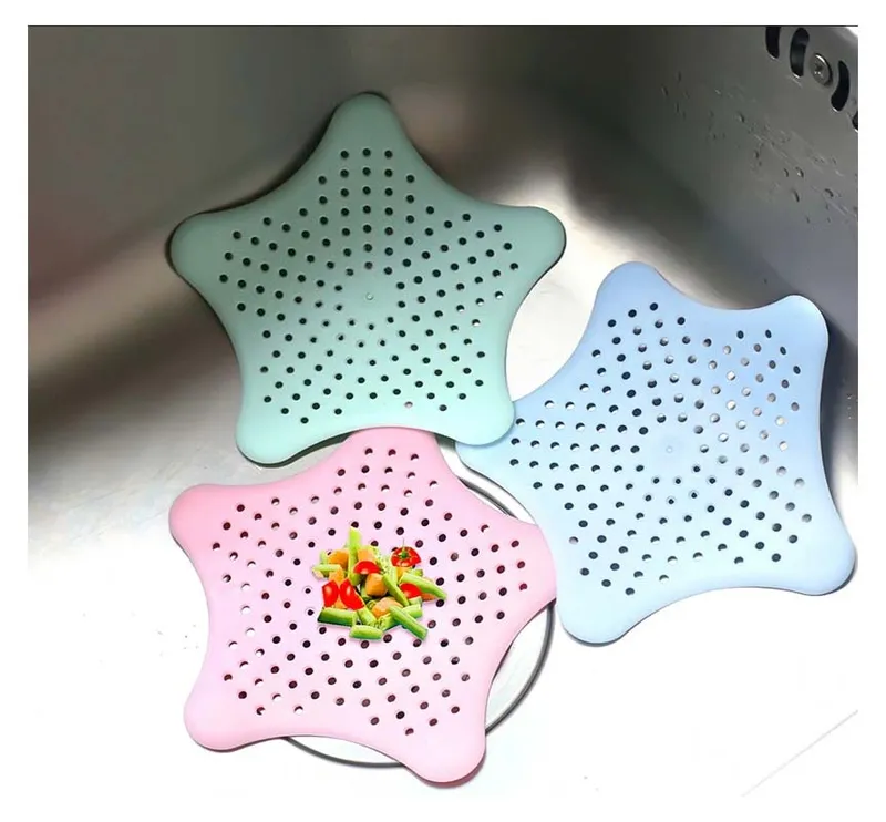 Avloppshålsfilter i silikon - 4-pack