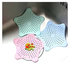 Avloppshålsfilter i silikon - 4-pack