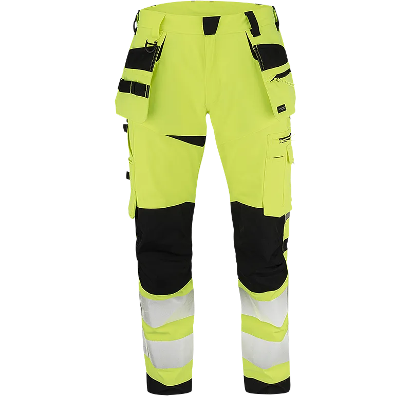 Texstar FP53120991410 Arbetsbyxa Hi-Vis gul/svart Hi-Vis gul/svart