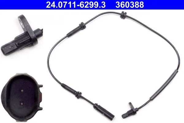 ABS-givare ATE 24.0711-6299.3