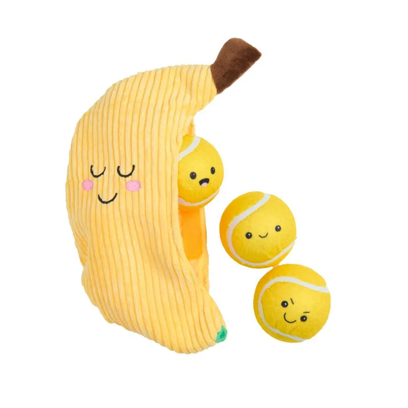 Little&Bigger Juicy Vibes Banan med Tennisbollar