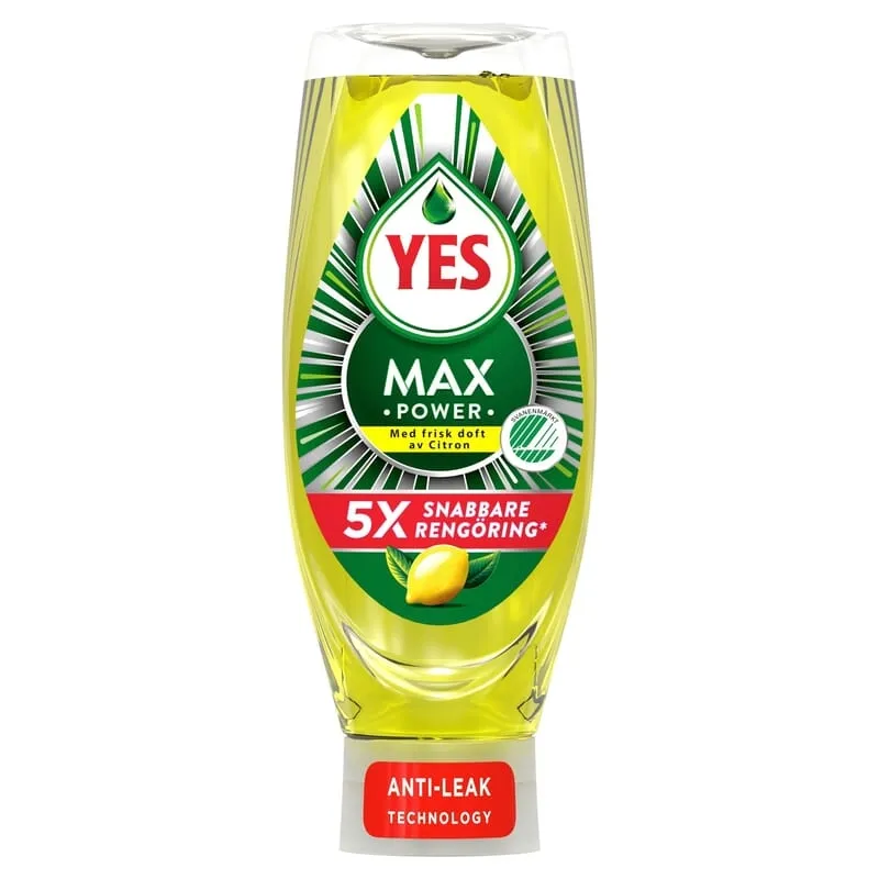 YES MaxPower Diskmedel Lemon 660 ml