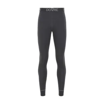 Dovre Organic Wool Long Johns Grå merinoull Medium Herr