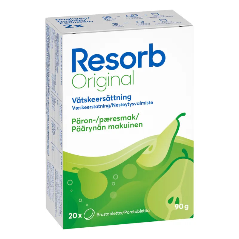 Resorb Original Päron 20 brustabletter