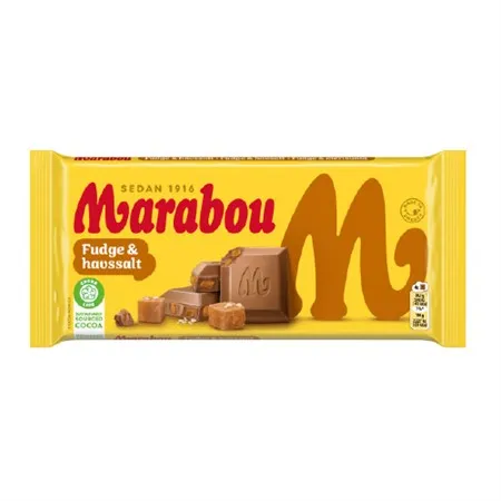 Marabou Fudge & Havssalt 185G
