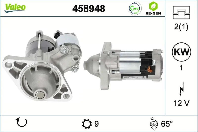 VALEO 458948 Startmotor