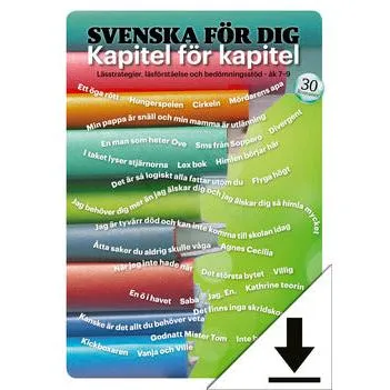 Svenska för dig - Kapitel för kapitel (nedladdningsbar)