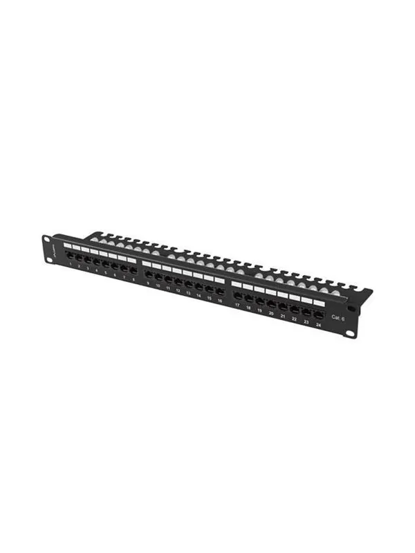 Lanberg Patch Panel 24-Port 1U 19″ CAT.6 FTP