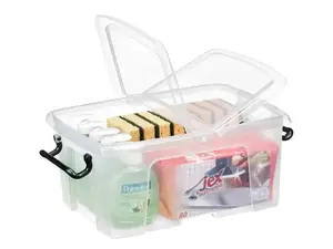 Förvaringsbox CEP® Strata HW671, HxBxL: 18,3 x 29,5 x 40,5 cm, transparent