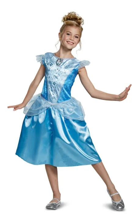 Disney Princess Prinsessklänning Cinderella (7-8 år) Disguise