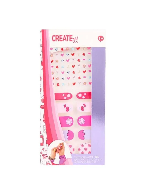 Create It Nagelfolie/-klistermärken - Sweet Blommor