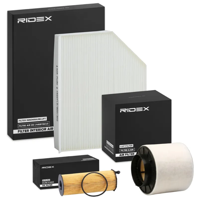 Filtersats RIDEX 4055F3784