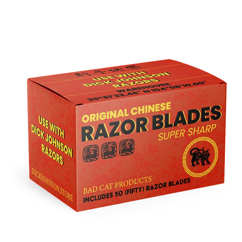 Dick Johnson Razor blades