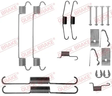Monteringssats, bromsbackar QUICK BRAKE 105-0038