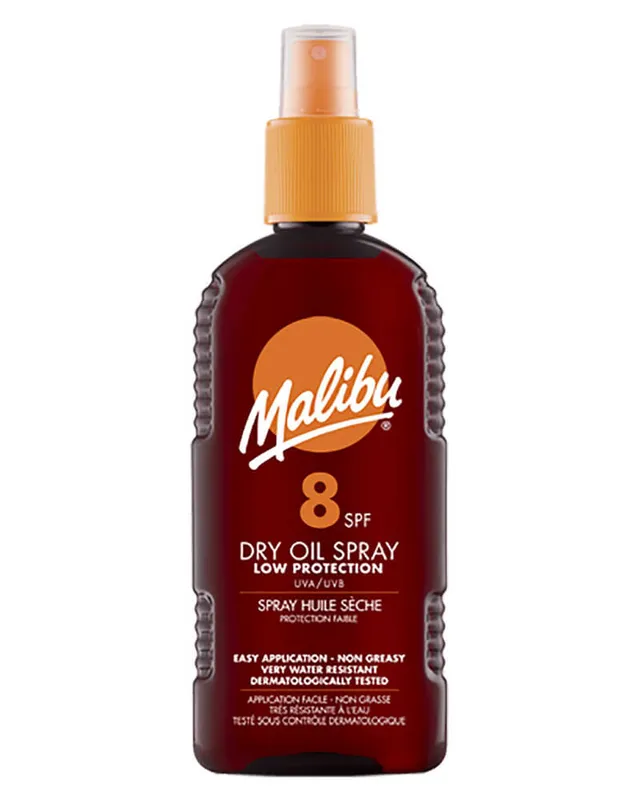 Malibu Dry Oil Sun Spray SPF 8 (F) 200 ml