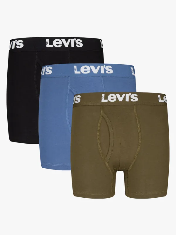 Levi’s LHB Boxer Brief Kalsonger 3-Pack, Black, 128