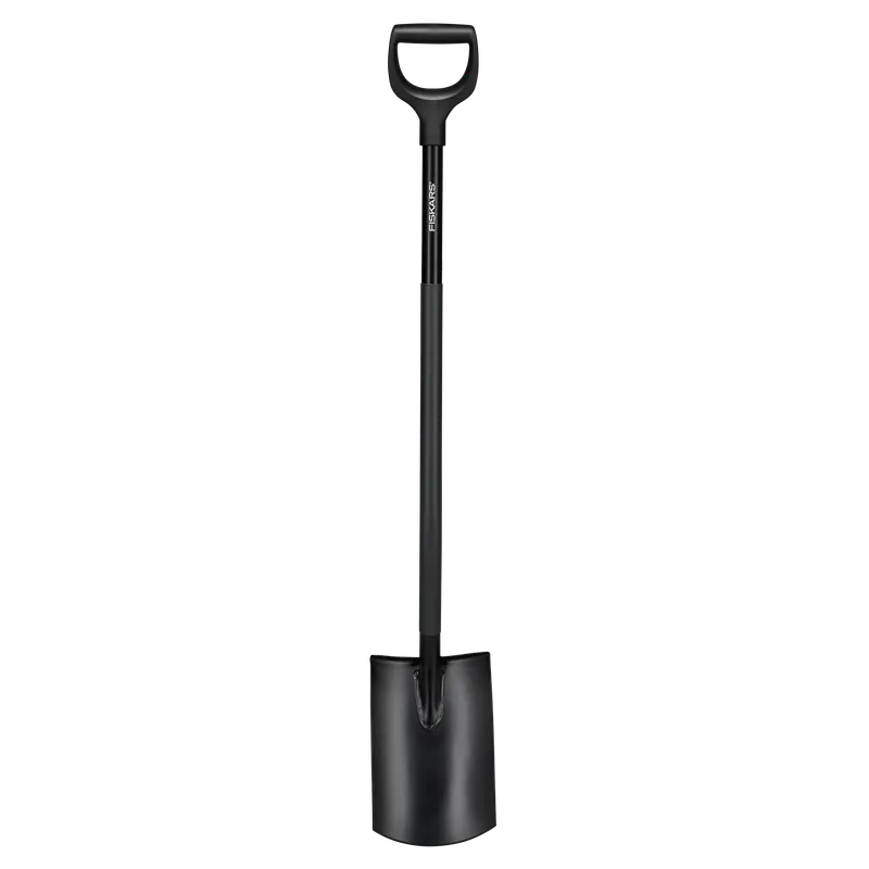 Fiskars Comfort 1067514 Spade halvrund, svart