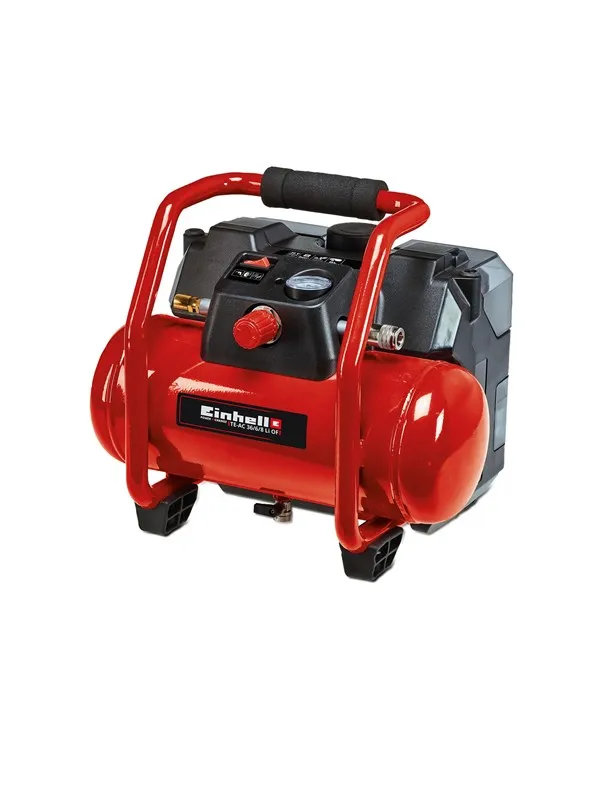 Einhell TE-AC 36/6/8 Li OF sladdlös kompressor m/tillbehör 8 bar 6 liter 2x 18V u/batteri och laddare