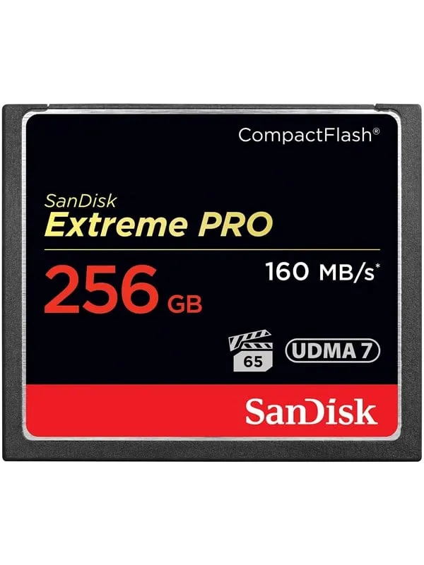 SANDISK Extreme Pro CF - 160MB/s - 256GB