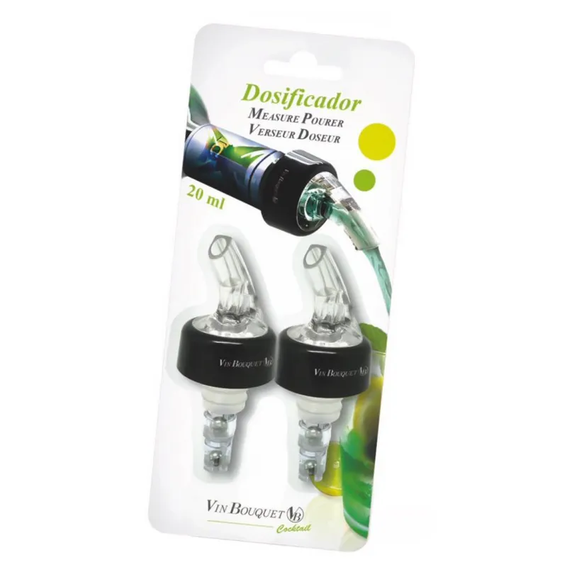 Doserande droppkork 2 cl, 2-pack